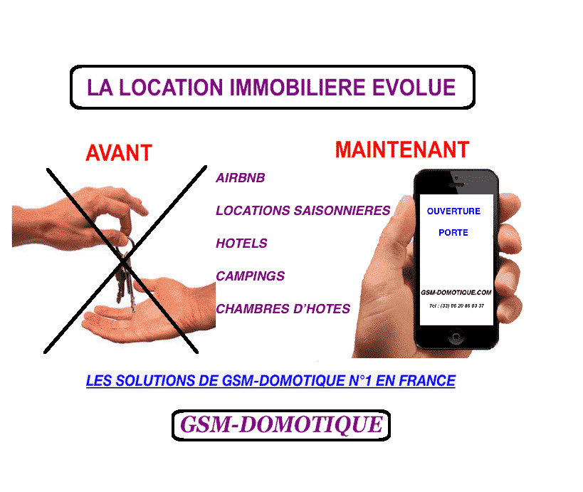 Fini-la-corvée-de-remise-des-clés-location-immobilère-par-GSM-DOMOTIQUE