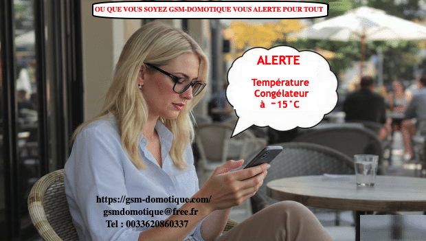 ALARME SMS TEMPERATURE
